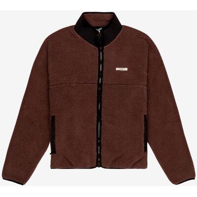 Element Classic Sherpa Full Zip Fleecejacke dunkelbraun/schwarz - M male Element Classic Sherpa Full Zip Fleecejacke dunkelbraun/schwarz - M male