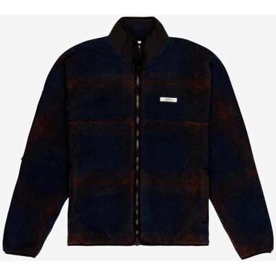Element Classic Sherpa Full Zip Fleecejacke marineblau/braun - L male Element Classic Sherpa Full Zip Fleecejacke marineblau/braun - L male