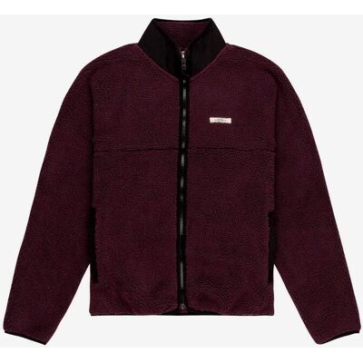 Element Classic Sherpa Full Zip Fleecejacke dunkelrot/schwarz - M male Element Classic Sherpa Full Zip Fleecejacke dunkelrot/schwarz - M male