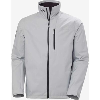 Helly Hansen Crew 2.0 Outdoorjacke grau-weiß - M male Helly Hansen Crew 2.0 Outdoorjacke grau-weiß - M male