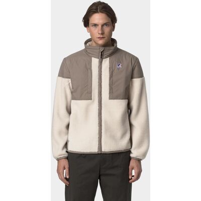 K-Way Sixte 4.0 Orsetto Fleecejacke beige braun - XXL unisex K-Way Sixte 4.0 Orsetto Fleecejacke beige braun - XXL unisex