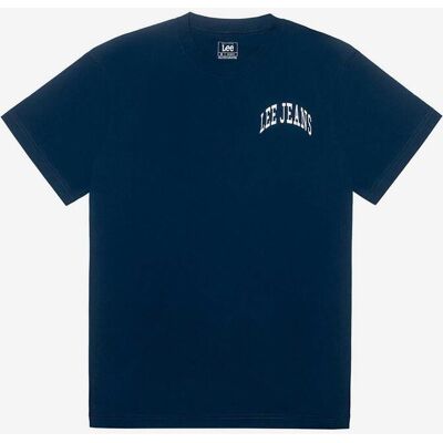 Lee Varsity Logo T-Shirt dunkelblau - S male Lee Varsity Logo T-Shirt dunkelblau - S male