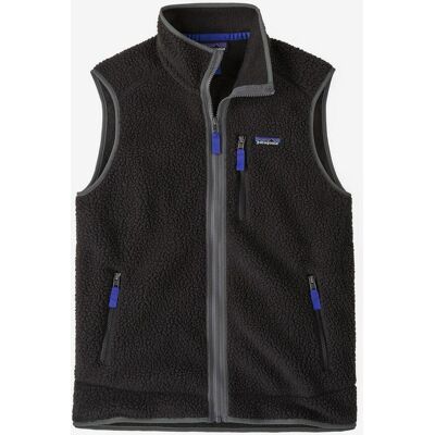 Patagonia Retro Pile Weste dunkelgrau schwarz - M male Patagonia Retro Pile Weste dunkelgrau schwarz - M male