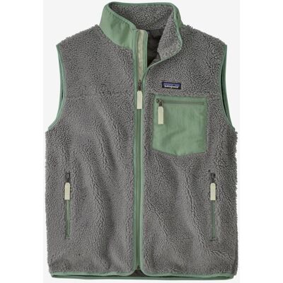 Patagonia Classic Retro Weste grau türkisblau - L male Patagonia Classic Retro Weste grau türkisblau - L male
