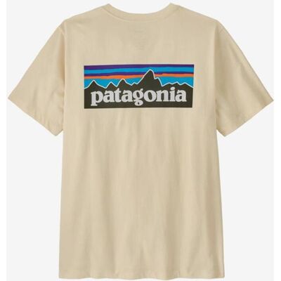 Patagonia P-6 Logo T-Shirt beige - M male Patagonia P-6 Logo T-Shirt beige - M male