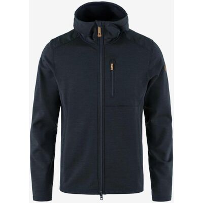 Fjällräven Keb Fleece Kapuzenjacke nachtblau - L male Fjällräven Keb Fleece Kapuzenjacke nachtblau - L male