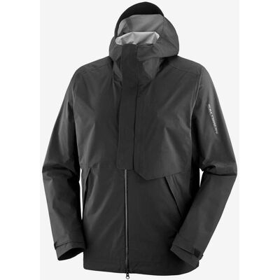 Salomon Outerpath Waterproof Pro Kapuzenjacke schwarz - M male Salomon Outerpath Waterproof Pro Kapuzenjacke schwarz - M male