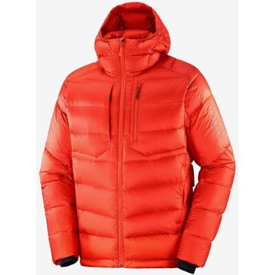 Salomon Elixir Ultra Down Kapuzenjacke orange - M male Salomon Elixir Ultra Down Kapuzenjacke orange - M male
