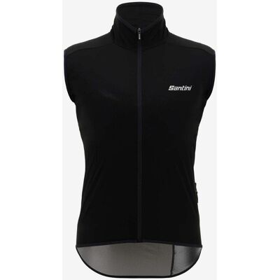 Santini Guard Nimbus Regenweste tiefschwarz - Slim Fit - S male Santini Guard Nimbus Regenweste tiefschwarz - Slim Fit - S male