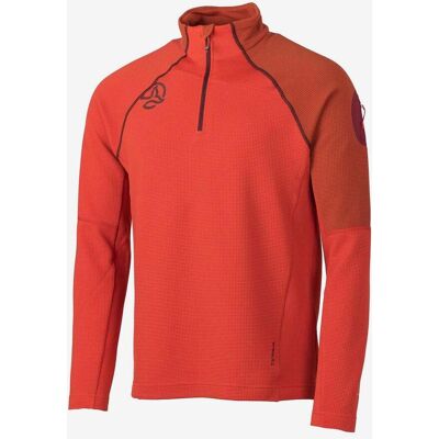 Ternua Lemik Half Zip Fleecejacke hellrot - XXL male Ternua Lemik Half Zip Fleecejacke hellrot - XXL male