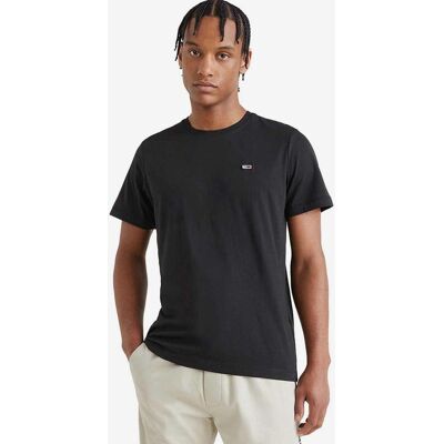 Tommy Hilfiger Tommy Jeans Classic Neck T-Shirt schwarz - M male Tommy Hilfiger Tommy Jeans Classic Neck T-Shirt schwarz - M male
