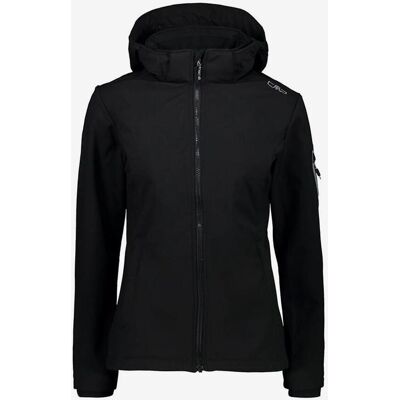 Softshelljacke CMP FullZip Hood Softshell schwarz Damen - XS female Softshelljacke CMP FullZip Hood Softshell schwarz Damen - XS female