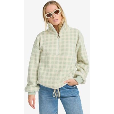 Billabong Time Off Damen Fleecejacke hellgrün - L female Billabong Time Off Damen Fleecejacke hellgrün - L female
