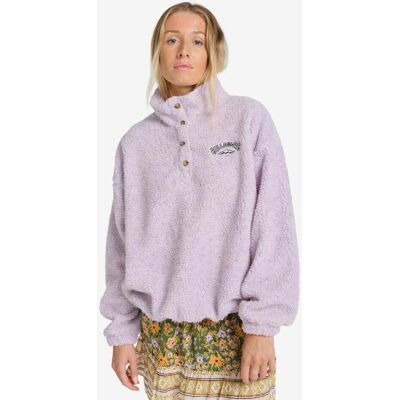 Billabong Run The Road Damen Fleecejacke helllila - XXL female Billabong Run The Road Damen Fleecejacke helllila - XXL female