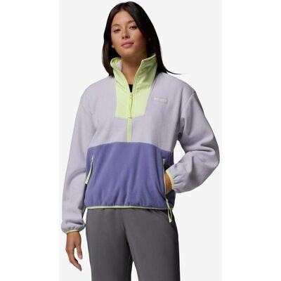 Columbia Sequoia Grove Half Zip Damen Fleecejacke violett gelb - XL female Columbia Sequoia Grove Half Zip Damen Fleecejacke violett gelb - XL female