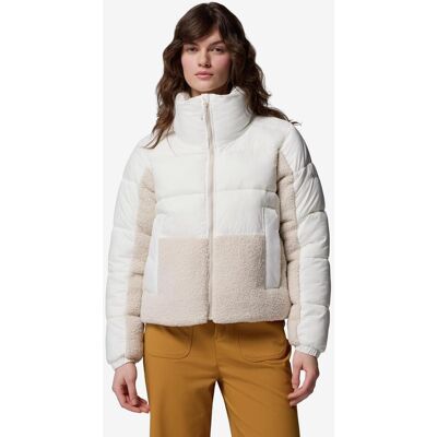 Columbia Leadbetter Point II Sherpa Hybrid Damen Jacke weiß beige - M female Columbia Leadbetter Point II Sherpa Hybrid Damen Jacke weiß beige - M female