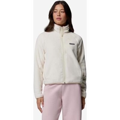 Columbia Fire Side Reignited Sherpa Full Zip Damen Fleecejacke weiß - M female Columbia Fire Side Reignited Sherpa Full Zip Damen Fleecejacke weiß - M female