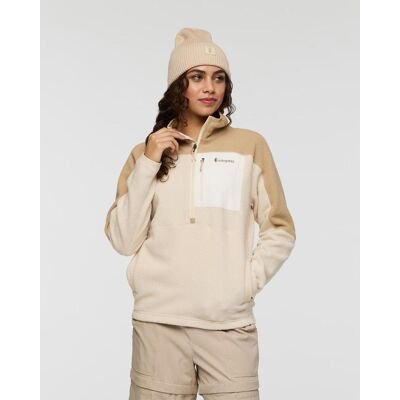 Cotopaxi Abrazo Half Zip Damen Fleecepullover weiß/hellbraun - S female Cotopaxi Abrazo Half Zip Damen Fleecepullover weiß/hellbraun - S female