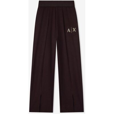Armani Exchange Wide-Leg Damen Hose lang braun dunkel - L female Armani Exchange Wide-Leg Damen Hose lang braun dunkel - L female