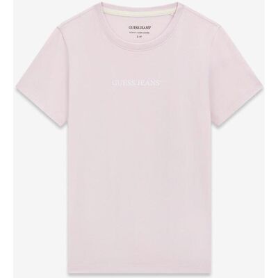 Guess Logo Print Damen T-Shirt rosa - XL female Guess Logo Print Damen T-Shirt rosa - XL female