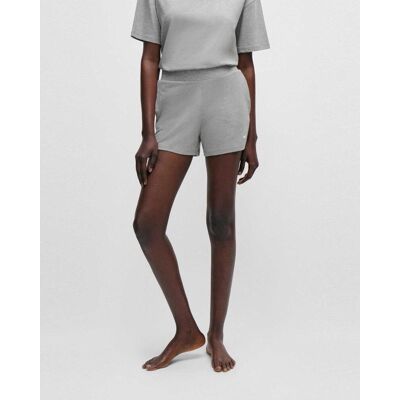 HUGO Shuffle Side Logo Damen Shorts grau - L female HUGO Shuffle Side Logo Damen Shorts grau - L female