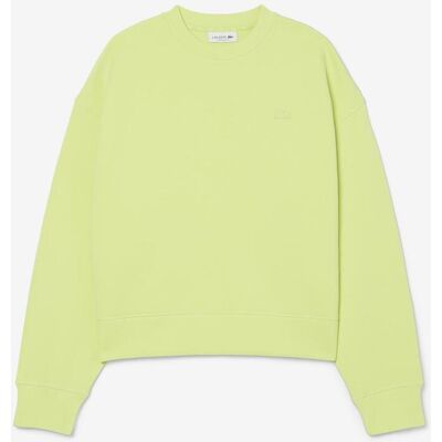 Lacoste Oversized Double Face Damen Sweatshirt limettengrün - 46 female Lacoste Oversized Double Face Damen Sweatshirt limettengrün - 46 female