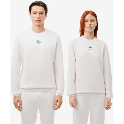 Lacoste Small Graphic Sweatshirt cremeweiß - M unisex Lacoste Small Graphic Sweatshirt cremeweiß - M unisex