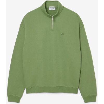 Lacoste Heavy Fleece Half Zip Sweatshirt grün - L unisex Lacoste Heavy Fleece Half Zip Sweatshirt grün - L unisex