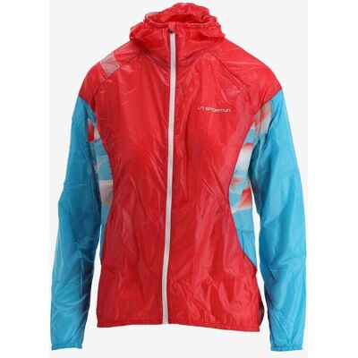 La Sportiva Briza Windbreaker Damen Windjacke rot/blau - M female La Sportiva Briza Windbreaker Damen Windjacke rot/blau - M female
