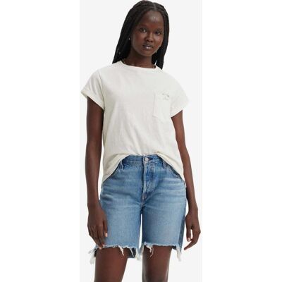 Levis Levi's Gr Margot Pocket Damen T-Shirt weiß/rosa/grün - XS female Levis Levi's Gr Margot Pocket Damen T-Shirt weiß/rosa/grün - XS female