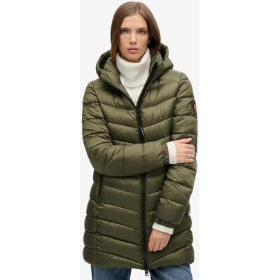 Superdry Fuji Mid Padded Damen Kapuzenjacke grün - S female Superdry Fuji Mid Padded Damen Kapuzenjacke grün - S female