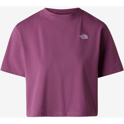 The North Face Simple Dome Evolution Crop RLX Damen T-Shirt violett - M female The North Face Simple Dome Evolution Crop RLX Damen T-Shirt violett - M female