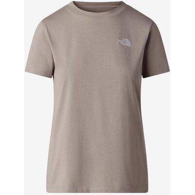 The North Face Simple Dome Evolution Slim Damen T-Shirt braun grau - M female The North Face Simple Dome Evolution Slim Damen T-Shirt braun grau - M female