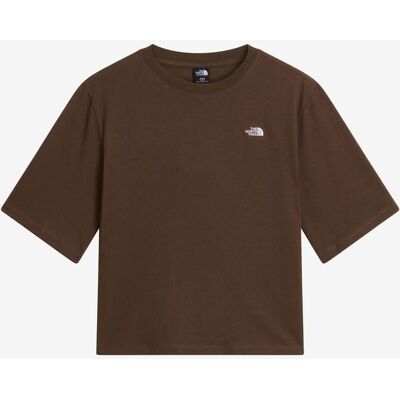 The North Face Essential Simple Dome Boxy Relaxed Damen T-Shirt braun - S female The North Face Essential Simple Dome Boxy Relaxed Damen T-Shirt braun - S female