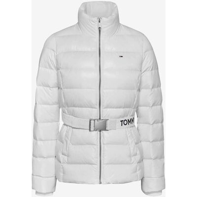 Tommy Hilfiger Tommy Jeans Branded Belt Down Damen Jacke schneeweiß - S female Tommy Hilfiger Tommy Jeans Branded Belt Down Damen Jacke schneeweiß - S female