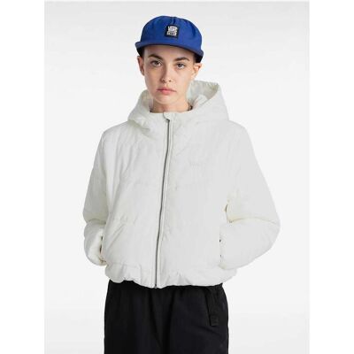 Vans MTE Foundry Crop Puff Damen Kapuzenjacke reinweiß - M female Vans MTE Foundry Crop Puff Damen Kapuzenjacke reinweiß - M female