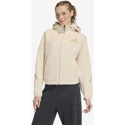 adidas Z.N.E. Damen Kapuzenjacke beige - XL female adidas Z.N.E. Damen Kapuzenjacke beige - XL female
