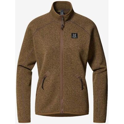 Haglöfs Risberg Damen Fleecejacke leicht dunkelbraun - L female Haglöfs Risberg Damen Fleecejacke leicht dunkelbraun - L female