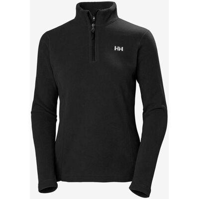 Helly Hansen Daybreaker Half Zip Damen Fleecepullover schwarz/weiß - S female Helly Hansen Daybreaker Half Zip Damen Fleecepullover schwarz/weiß - S female