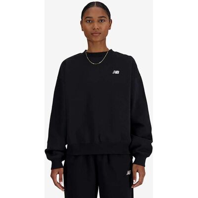 New Balance Sport Essentials Crew Damen Sweatshirt pechschwarz - M female New Balance Sport Essentials Crew Damen Sweatshirt pechschwarz - M female