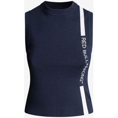 Red Bull Racing x Pepe Jeans Race Stripe Damen Shirt ärmellos marineblau/weiß - M female Red Bull Racing x Pepe Jeans Race Stripe Damen Shirt ärmellos marineblau/weiß - M female