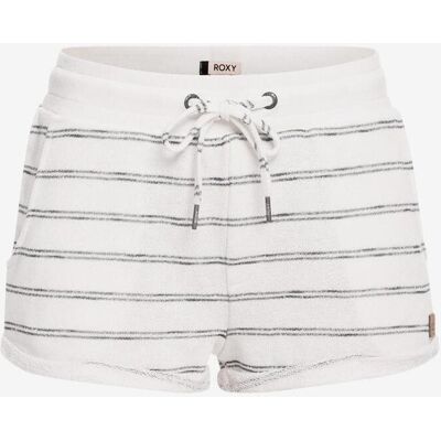 Roxy Perfect Wave Lines Damen Shorts weiß/grau - XL female Roxy Perfect Wave Lines Damen Shorts weiß/grau - XL female