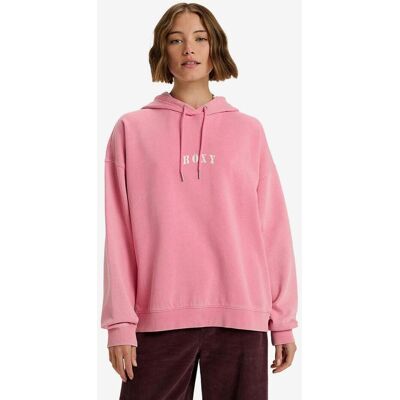 Roxy Lineup Oversized Damen Hoodie rosa - L female Roxy Lineup Oversized Damen Hoodie rosa - L female