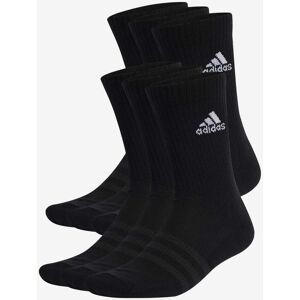 adidas Cushioned Sportswear Socken tiefschwarz (6er-Pack) - XS male adidas Cushioned Sportswear Socken tiefschwarz (6er-Pack) - XS male
