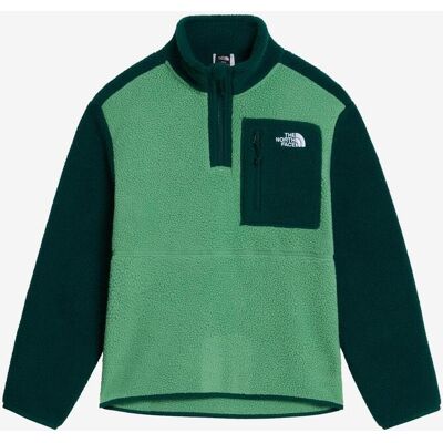 The North Face Yumiori Quarter Zip Kinder Fleecepullover dunkelgrün/grün - S unisex The North Face Yumiori Quarter Zip Kinder Fleecepullover dunkelgrün/grün - S unisex