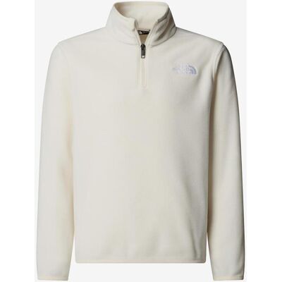 The North Face Glacier Quarter Zip Fleecejacke Kinder cremeweiß - M unisex The North Face Glacier Quarter Zip Fleecejacke Kinder cremeweiß - M unisex