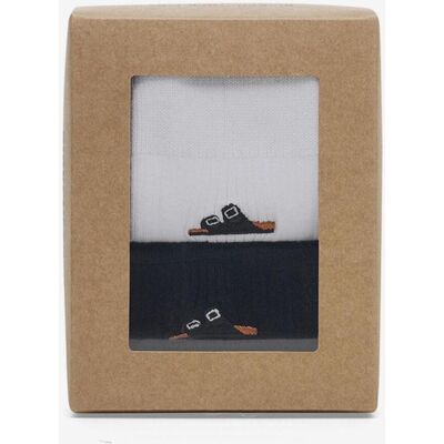 Birkenstock Ribbed Set Socken reinweiß/marineblau (2er-Pack) - 39 unisex Birkenstock Ribbed Set Socken reinweiß/marineblau (2er-Pack) - 39 unisex