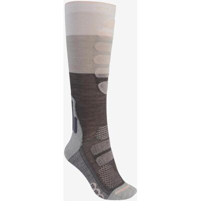 Burton Performance Lightweight Compression Damen Socken grau/beige - S-M female Burton Performance Lightweight Compression Damen Socken grau/beige - S-M female