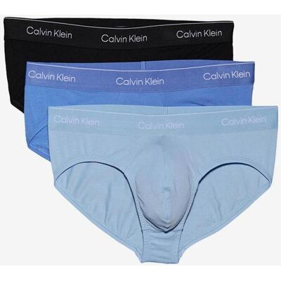 Calvin Klein Icon Cotton Stretch Unterhose blau (3er-Pack) - S male Calvin Klein Icon Cotton Stretch Unterhose blau (3er-Pack) - S male