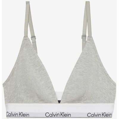 Calvin Klein Unlined Triangle BH grau - L female Calvin Klein Unlined Triangle BH grau - L female